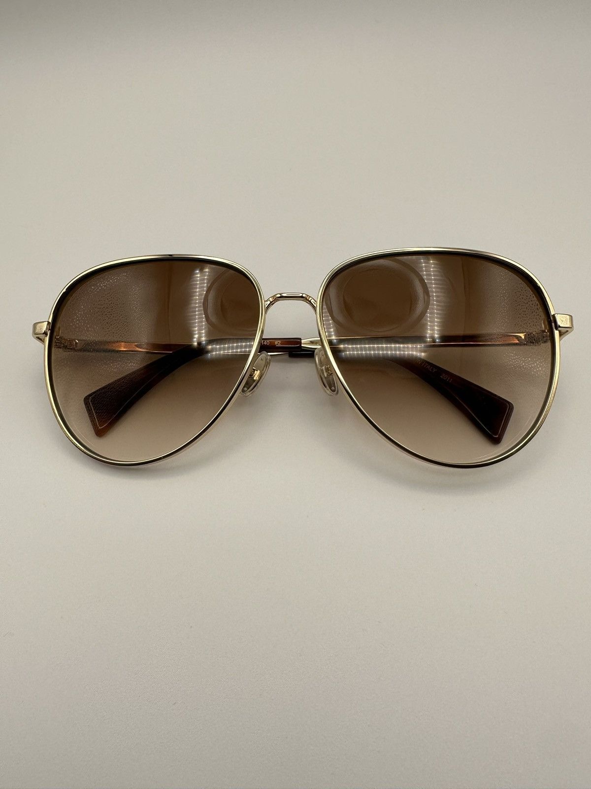 Lanvin Lanvin Gold Sunglasses Size ONE SIZE - 9 Thumbnail
