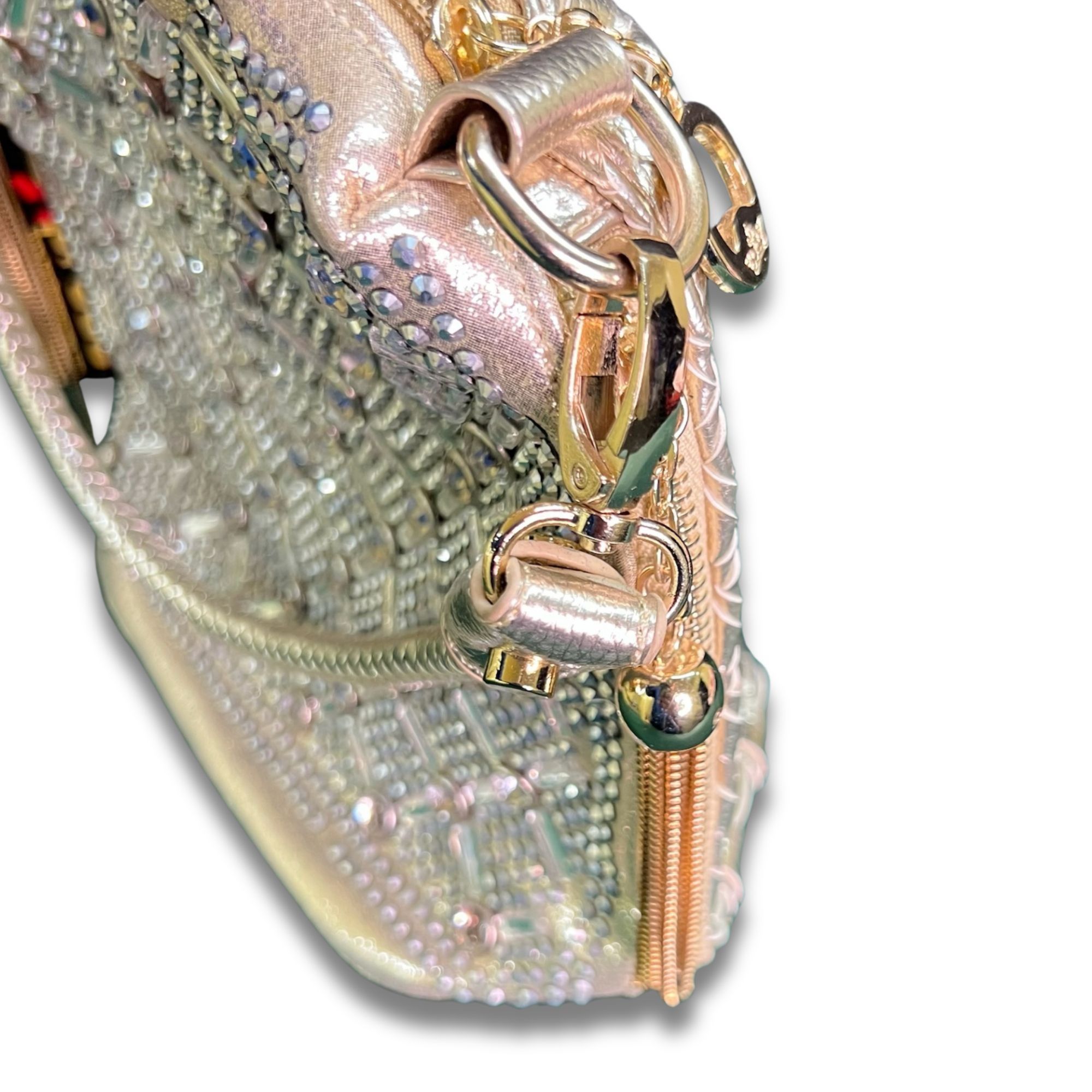 Other Handbag Express Gold Rhinestone Clutch With Detachable Strap Size ONE SIZE - 4 Thumbnail