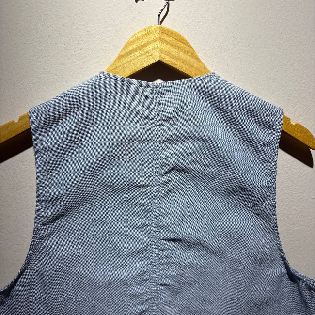 Nepenthes Nepenthes Needles Multi Pocket Blue Cotton Vest Size US M / EU 48-50 / 2 - 5 Thumbnail