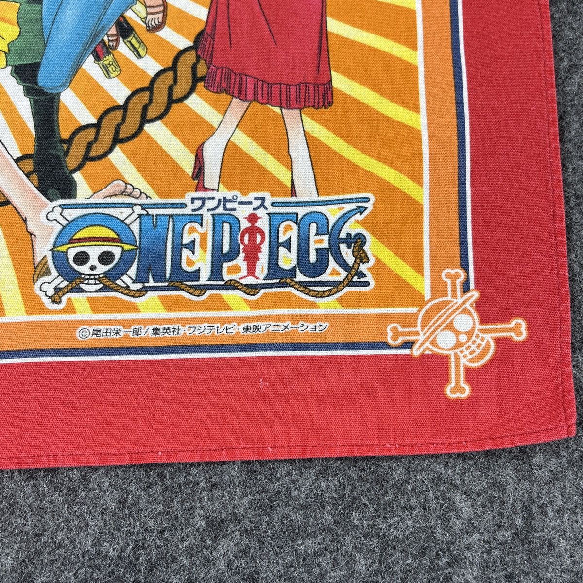 Anime × One Piece × Vintage One Piece Handkerchief / Bandana / Neckerchief B116 Size ONE SIZE - 2 Thumbnail