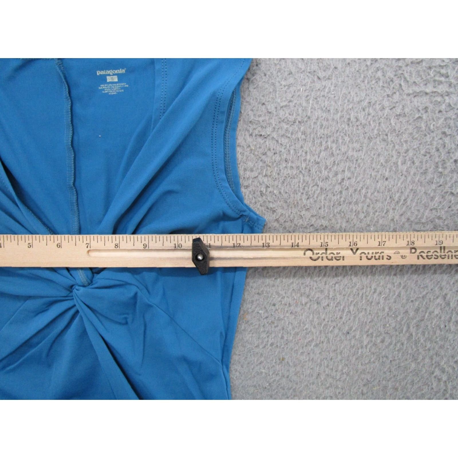 Patagonia Patagonia Dress Women's Long A-Line Sleeveless Blue Nylon Spandex Beach Stretch V-Neck S Twist Front Casual Beachwear Size S / US 4 / IT 40 - 5 Thumbnail