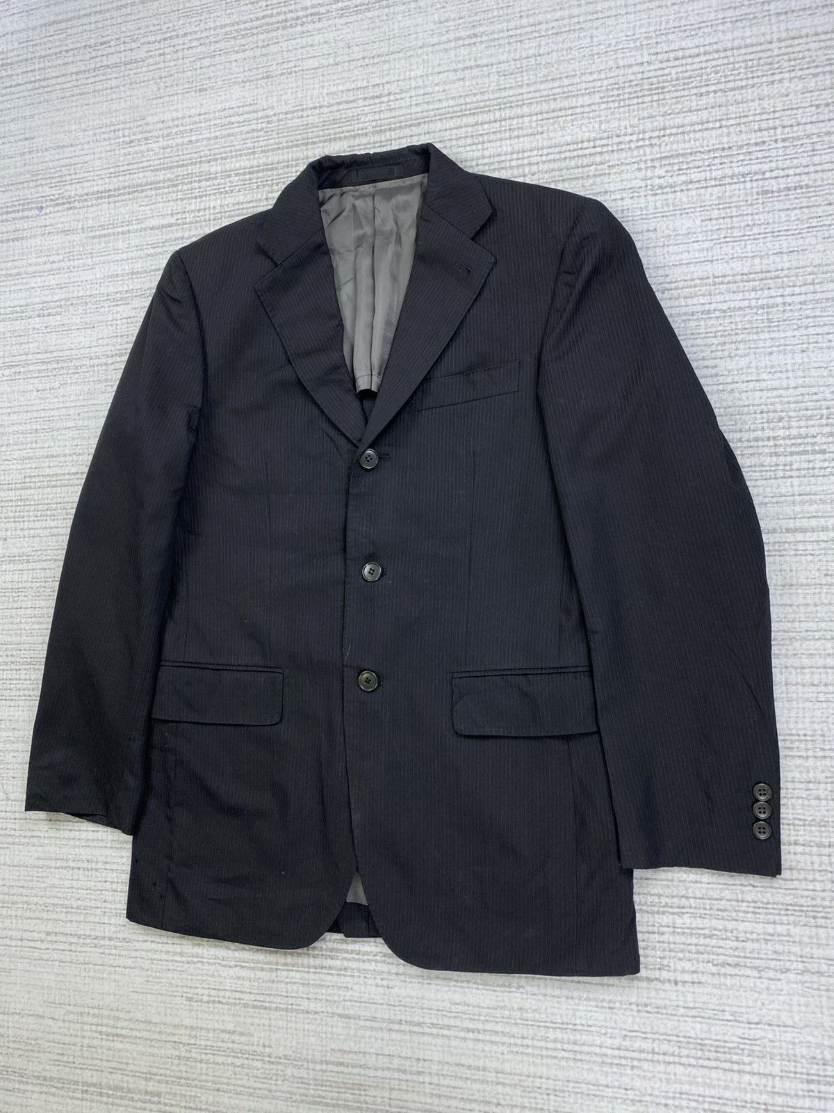 Issey Miyake × Tete Homme × Vintage Vintage Tete Homme By Kazutaka Katoh Harringbone Blazer Size US M / EU 48-50 / 2 - 4 Thumbnail