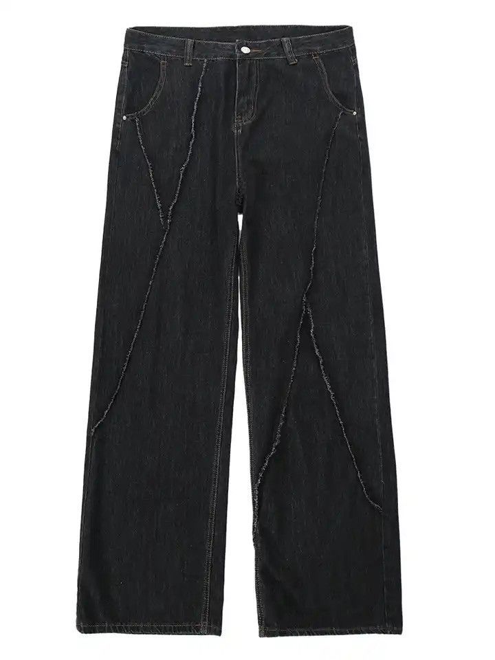 Japanese Brand × Vintage Hip Hop Distressed Jeans Pants Men Ripped Patchwork Denim Size US 30 / EU 46 - 6 Thumbnail