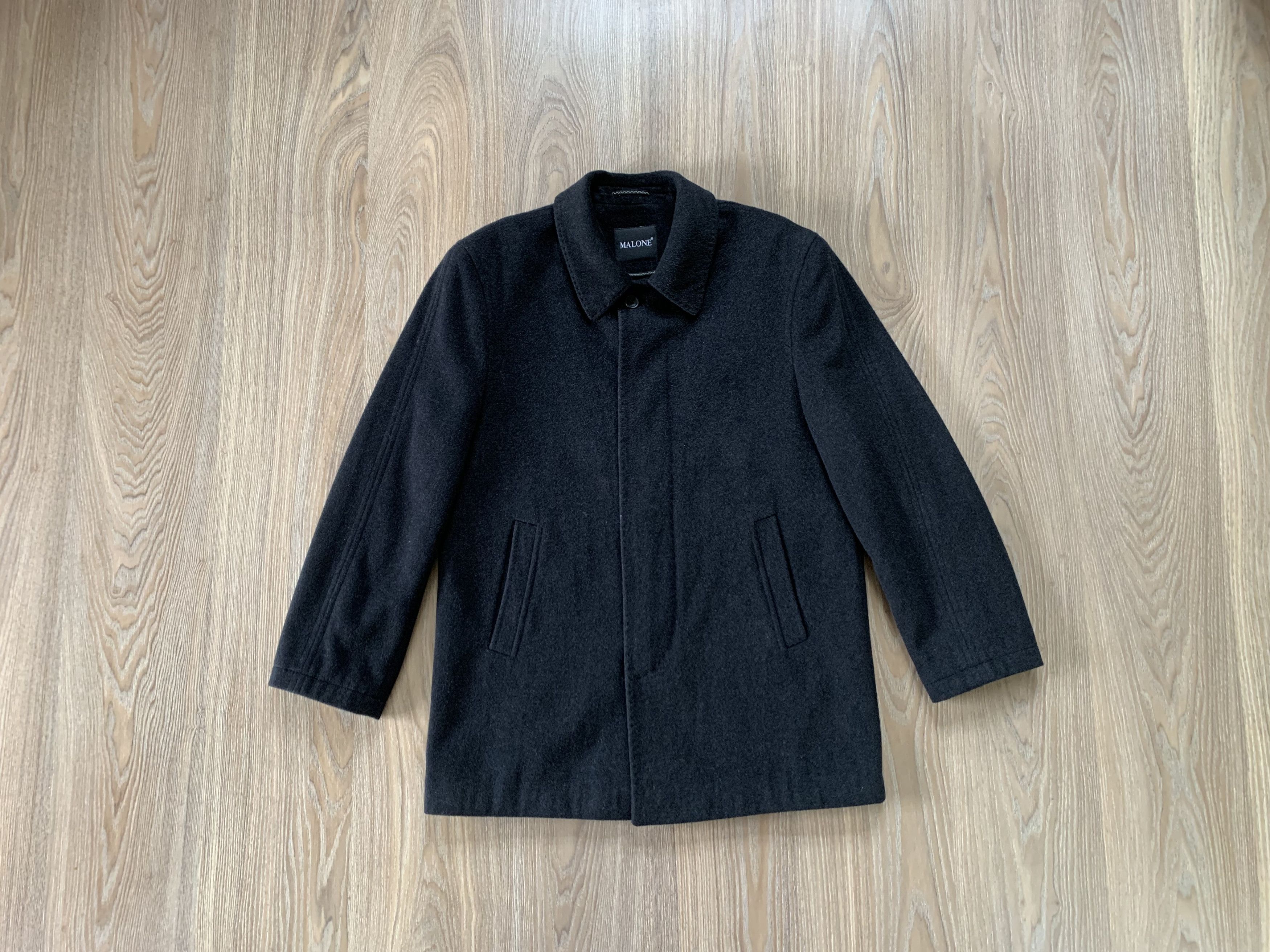 Japanese Brand × Vintage Malone Vintage Wool Cashmere Coat Size US M / EU 48-50 / 2 - 1 Thumbnail