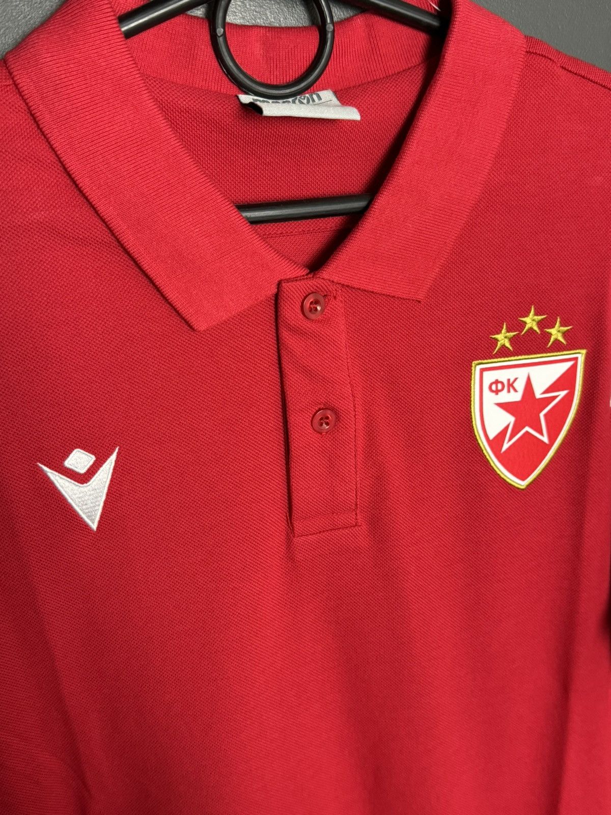 Macron New Crvena Zvezda Red Star Training Football T-Shirt Size US M / EU 48-50 / 2 - 3 Thumbnail