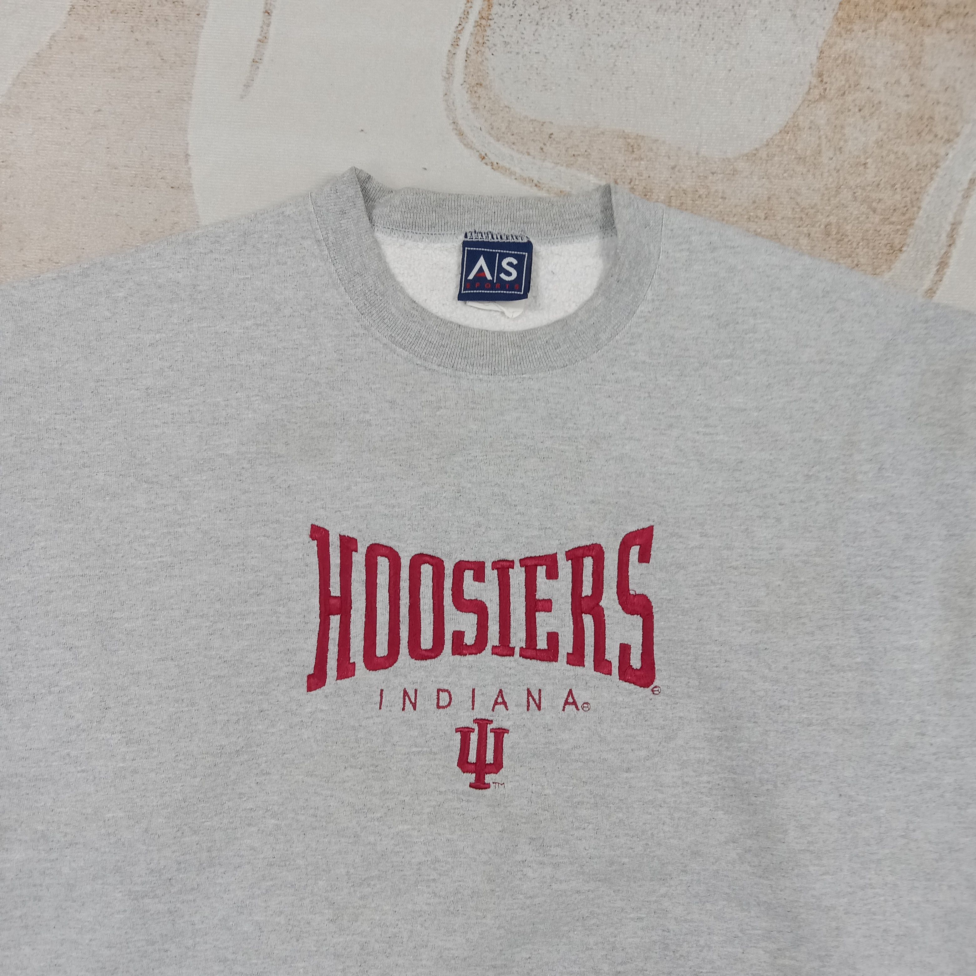 Vintage Hoosiers Indiana Sport Style Sweatshirt C286N9 Size US L / EU 52-54 / 3 - 2 Thumbnail