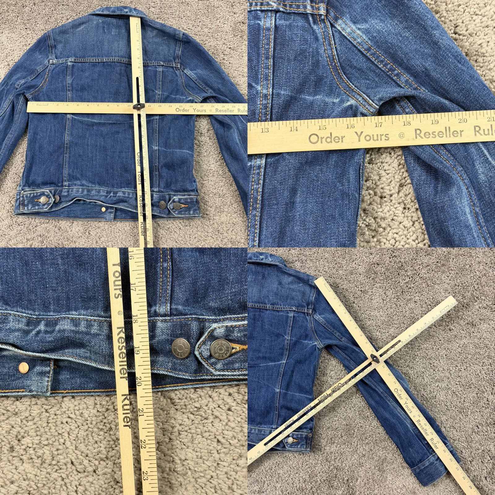 J.Crew J.CREW Denim Jacket Womens XS Blue Indigo Dark Wash Pockets 100% Cotton Jacket XS Womens Blue Denim Trucker Casual Classic Pockets Size XS / US 0-2 / IT 36-38 - 8 Thumbnail