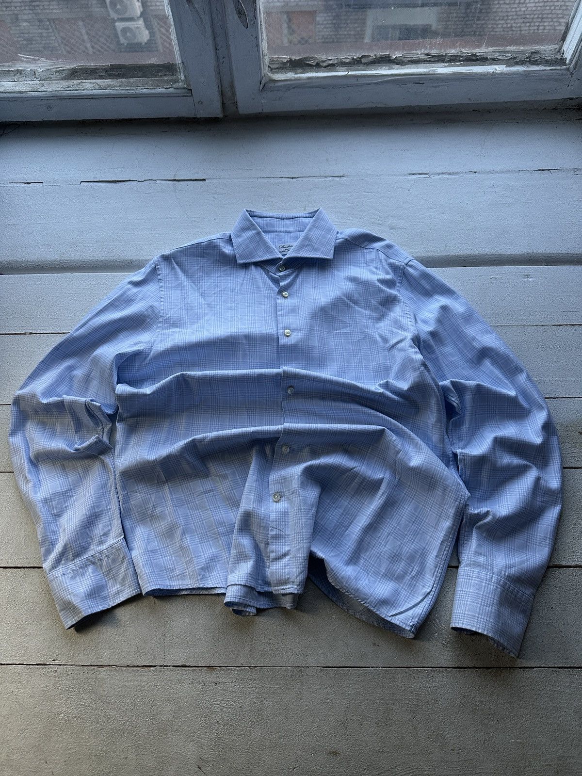 Strenstroms 🚨Stenstroms Men 17/43 Casual Shirt blue white luxury striped Size US M / EU 48-50 / 2 - 1 Thumbnail