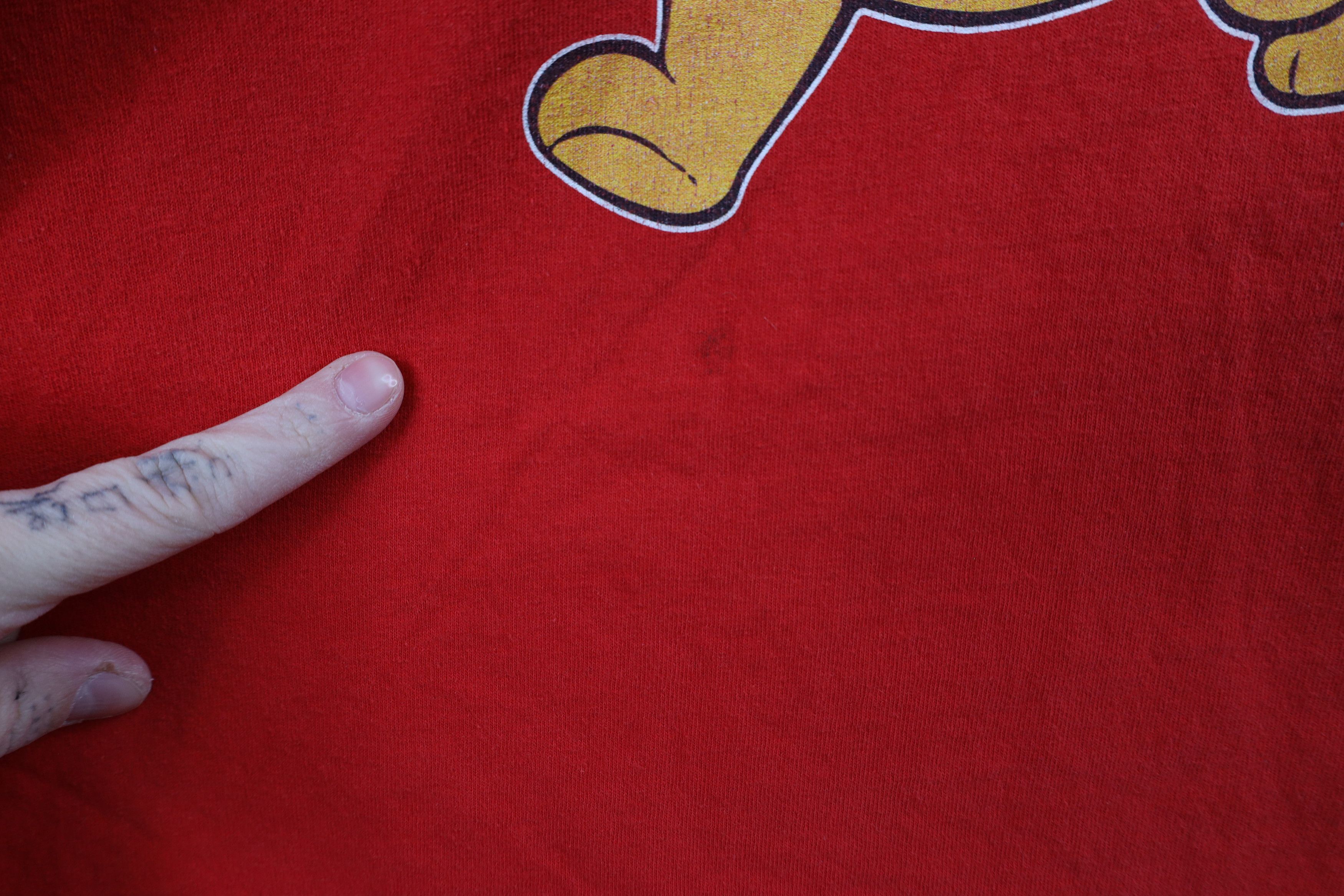 Vintage Vintage 90s Winnie the Pooh Ohio State University T-Shirt Size XL / US 12-14 / IT 48-50 - 6 Thumbnail
