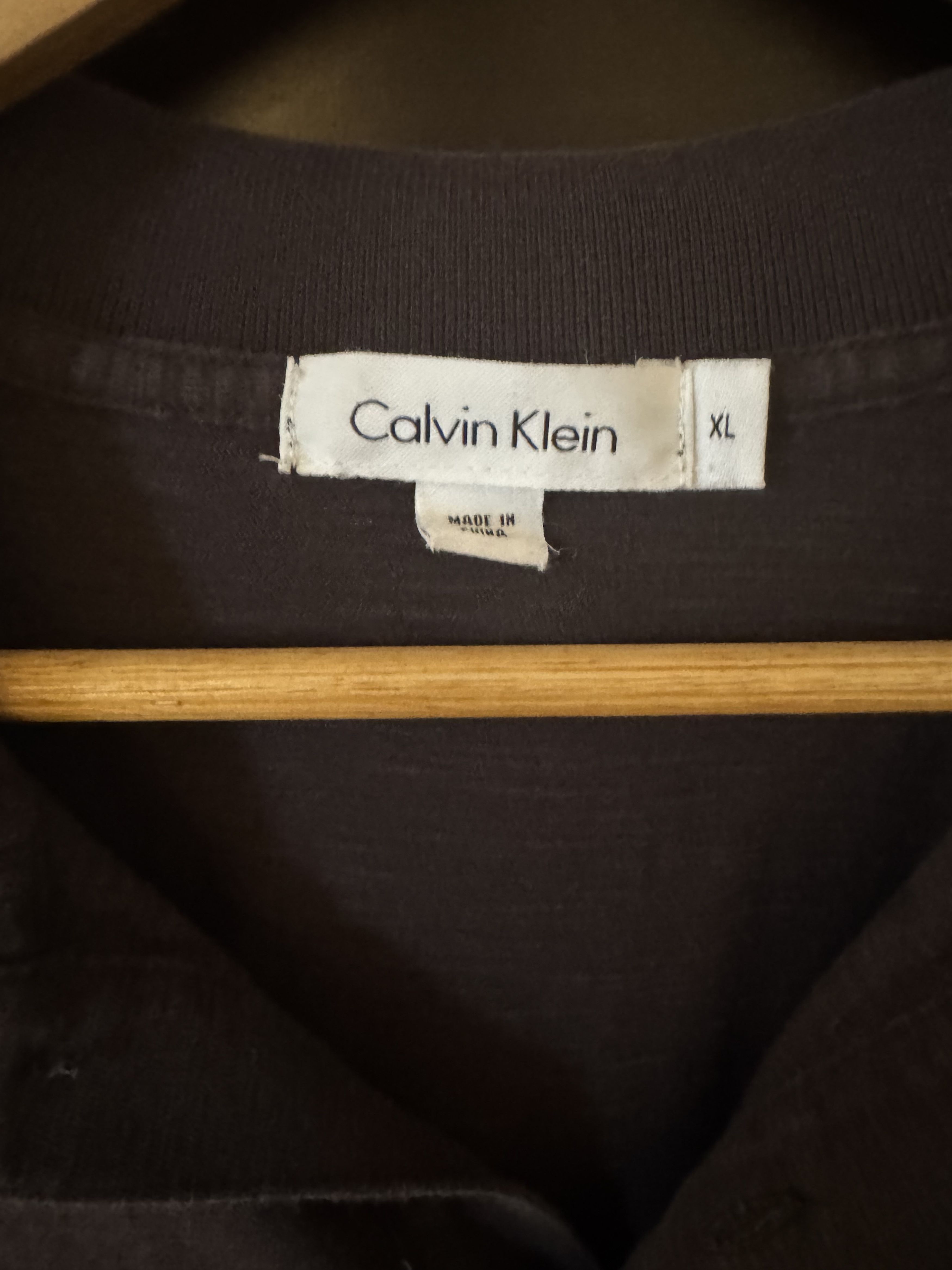 Calvin Klein Calvin Klein Brown XL Polo Shirt Size US XL / EU 56 / 4 - 1 Thumbnail