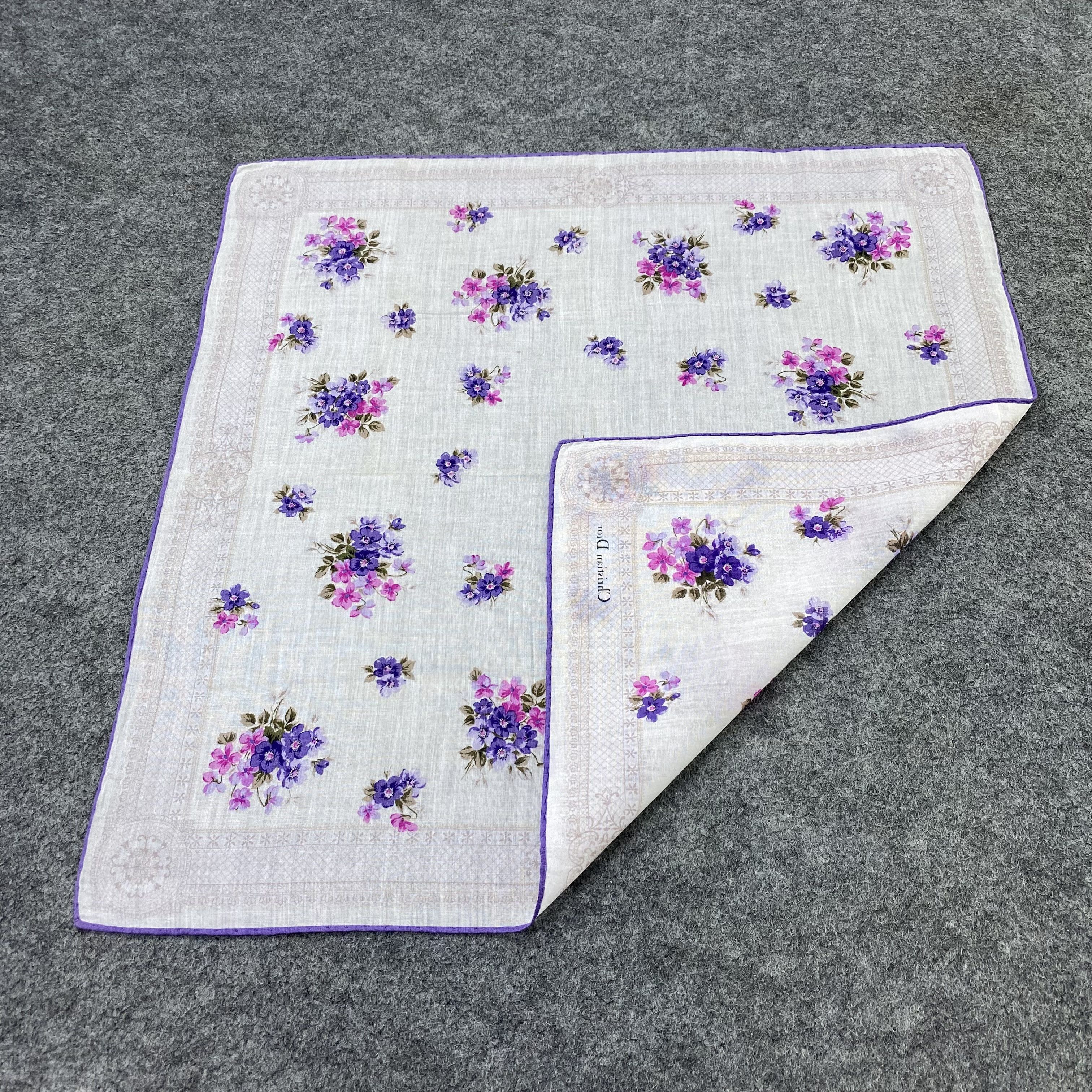 Japanese Brand Christian Dior Handkerchief / Bandana / Neckerchief-B2382 Size ONE SIZE - 5 Thumbnail