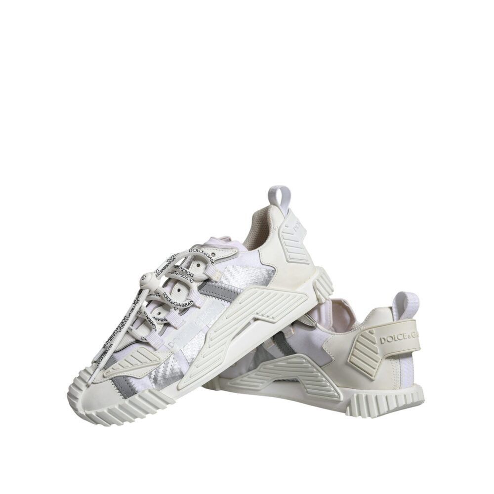 Dolce & Gabbana Dolce & Gabbana White Lace Up Low Top NS1 Sneakers Shoes Size US 6 / EU 39 - 7 Thumbnail