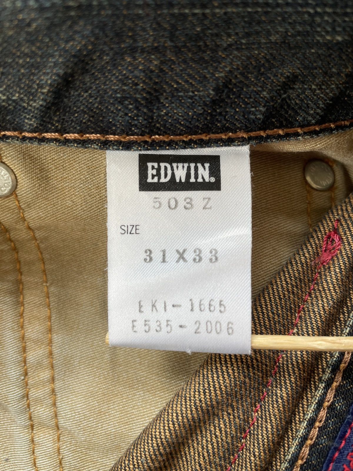 Edwin Vintage Mudwash Edwin 503Z (LG114) Size US 32 / EU 48 - 11 Thumbnail