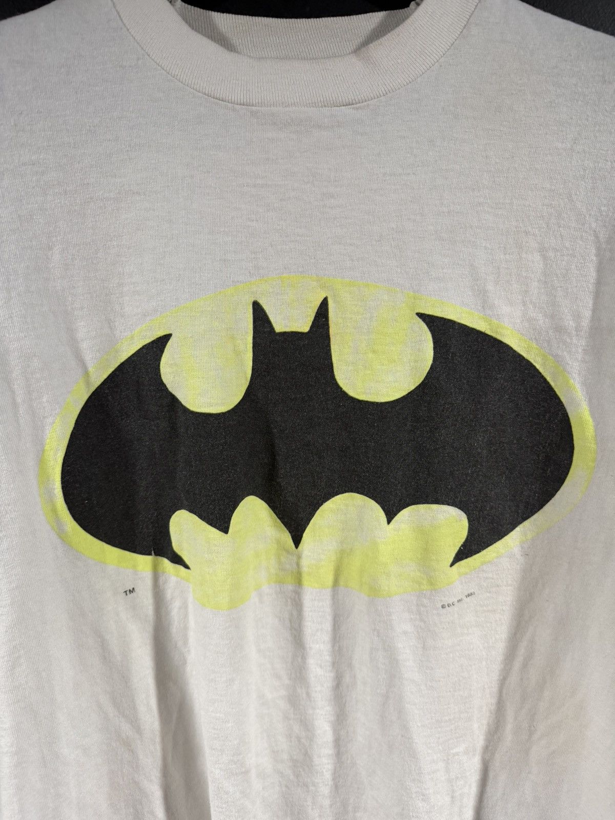 DC Comics 1982 Vintage Batman DC Comics Single Stitch Grunge Tee L Size US L / EU 52-54 / 3 - 2 Thumbnail