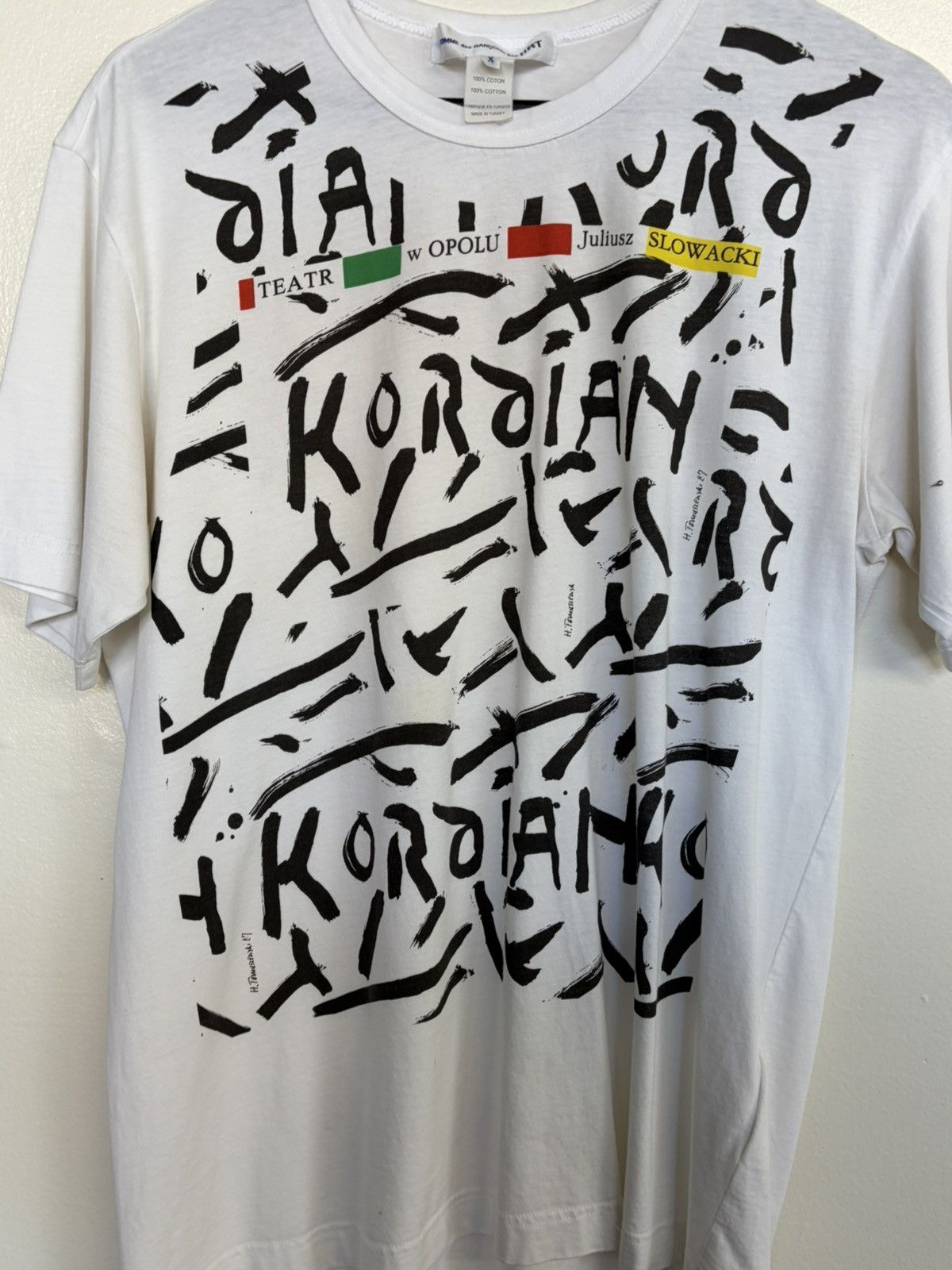 Comme des Garcons Comme des garcons Teatr w Opolu Julius Slowacki Tshirt Size US S / EU 44-46 / 1 - 3 Thumbnail
