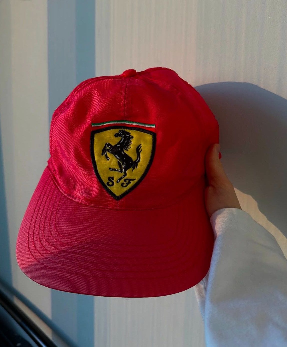 Ferrari Vintage red cap hats formula 1 Ferrari nylon Size ONE SIZE - 3 Thumbnail