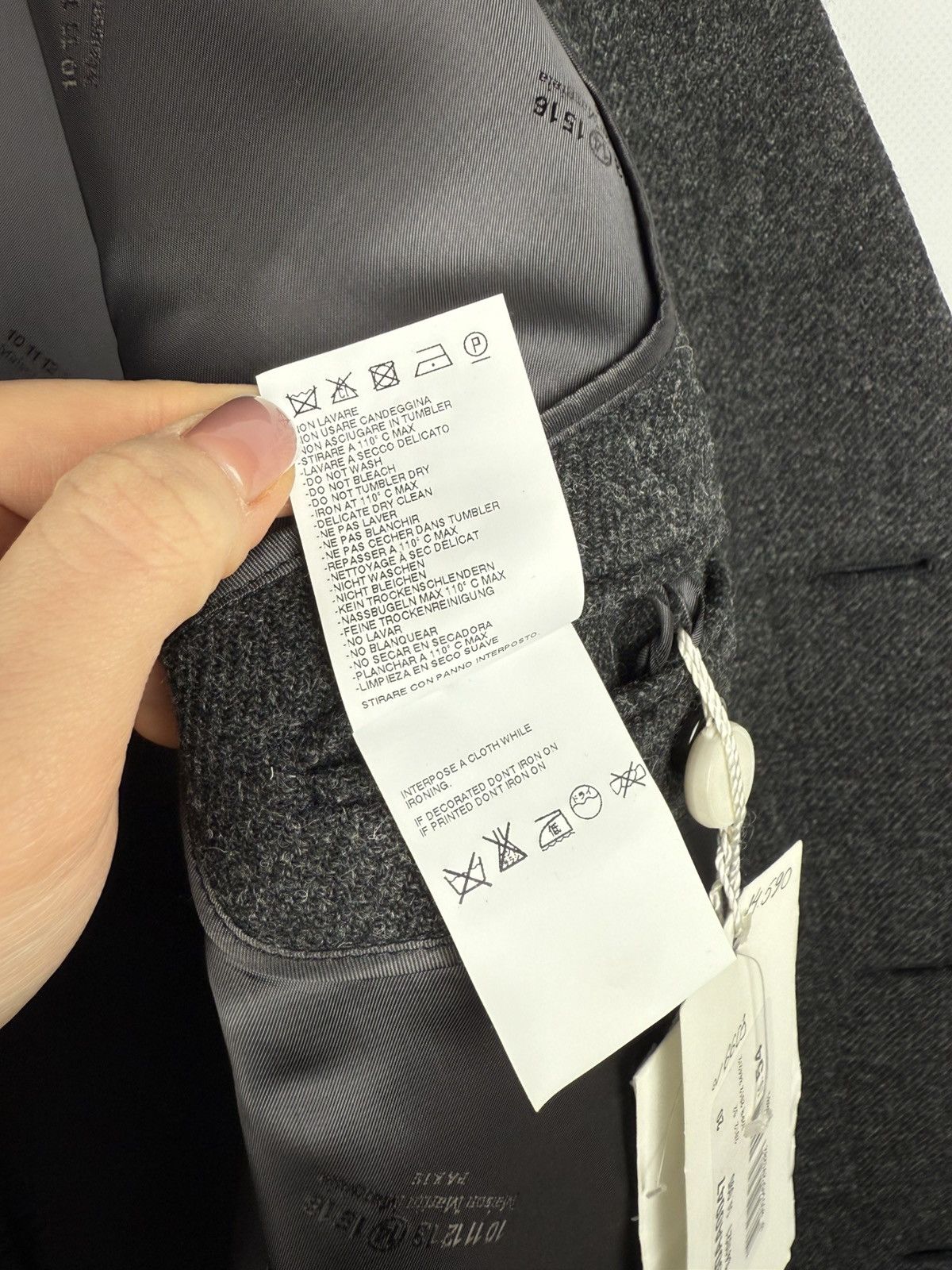 Maison Margiela BNWT! Maison Margiela 14 Wool Single Breasted Coat Jacket Size US L / EU 52-54 / 3 - 22 Thumbnail