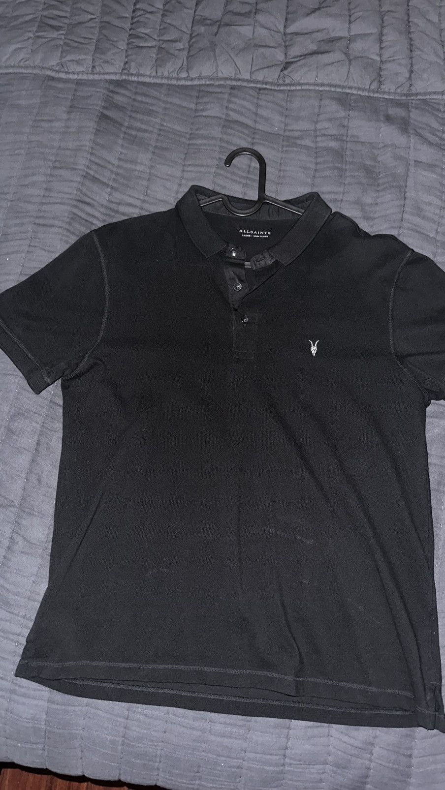 Allsaints ALLSAINTS mode merino short sleeve polo T-Shirt Size US L / EU 52-54 / 3 - 1 Thumbnail