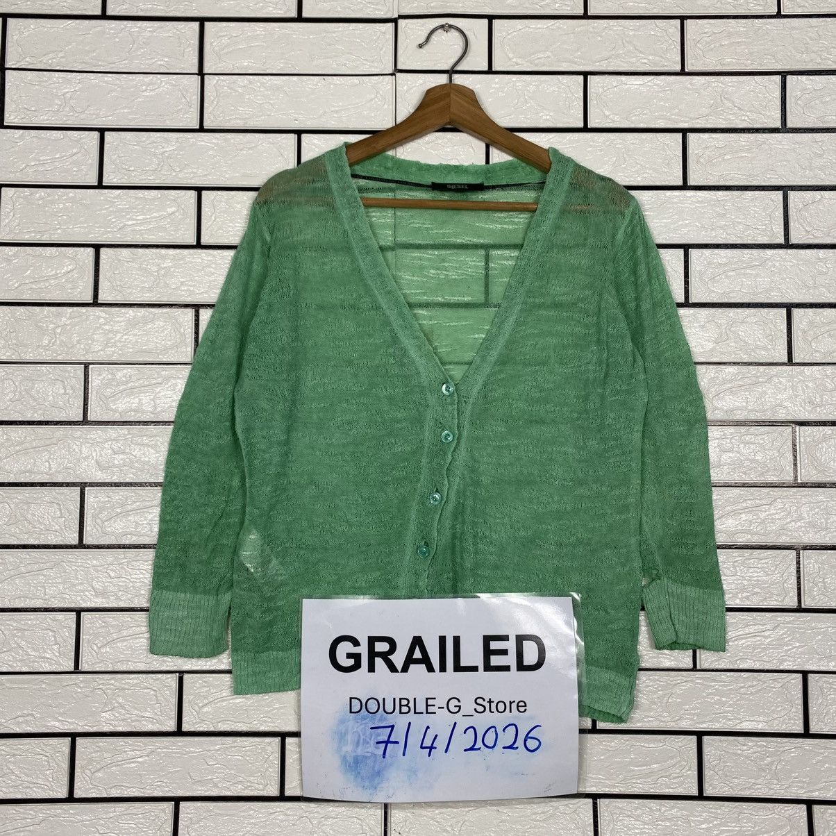 Diesel 📌Light Cardigan Button Cropped Diesel Size US M / EU 48-50 / 2 - 1 Thumbnail