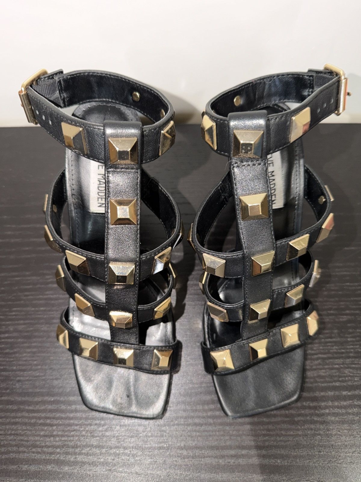 Steve Madden Steve Madden Rock Stud Heeled Sandals Size US 7.5 / IT 37.5 - 2 Thumbnail