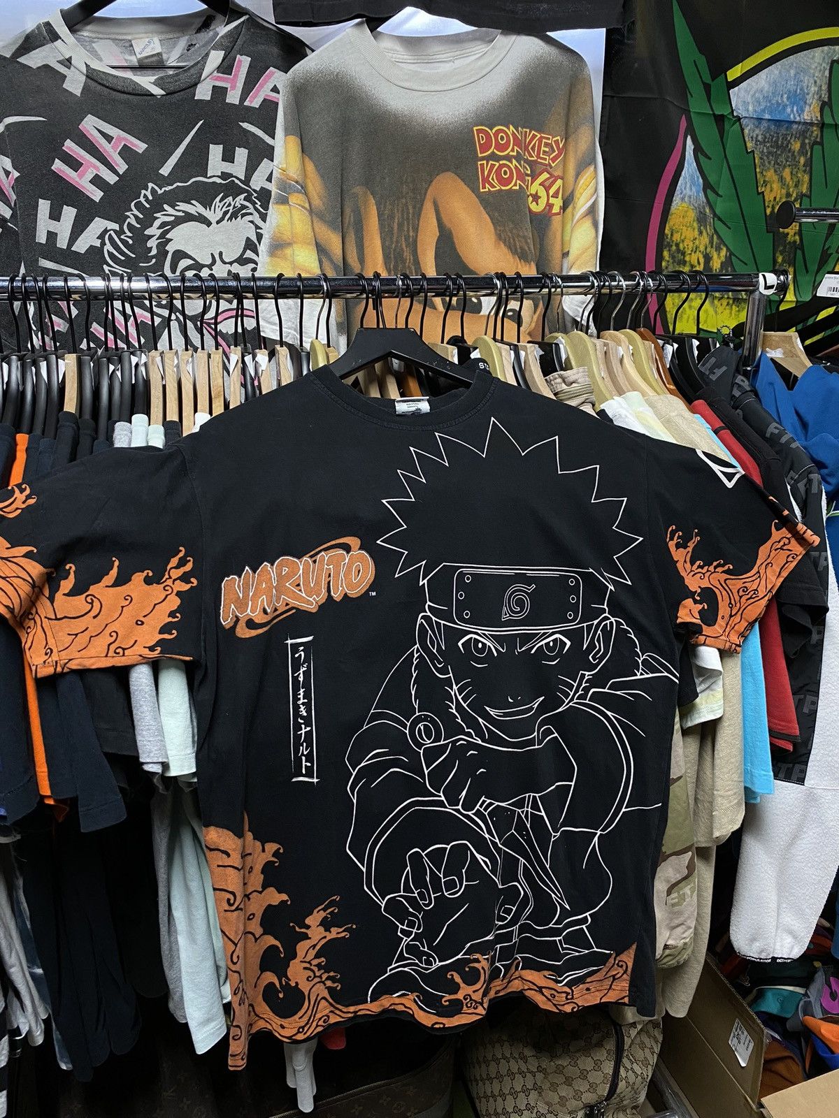 Vintage Vintage 00’ Naruto Anime Men’s Tee Shirt XLarge Size US XL / EU 56 / 4 - 4 Thumbnail