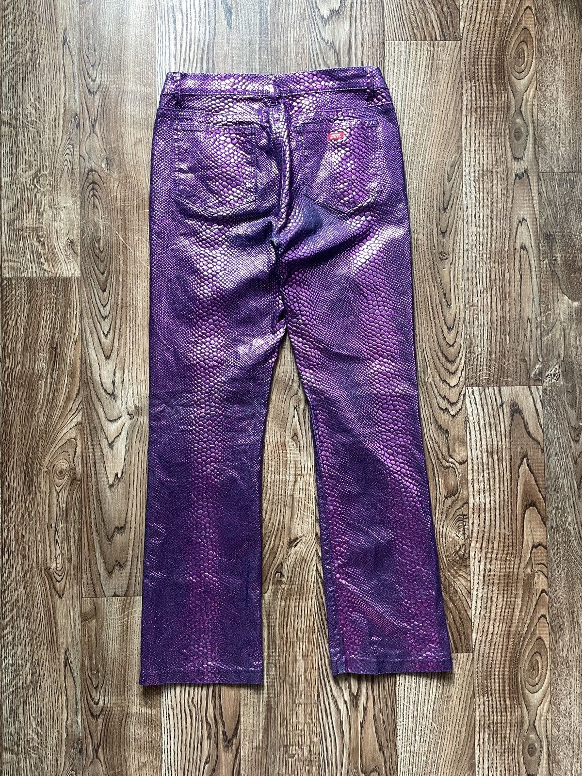 If Six Was Nine 2000s Miss Sixty scales purple jeans pants Size 30" / US 8 / IT 44 - 3 Thumbnail