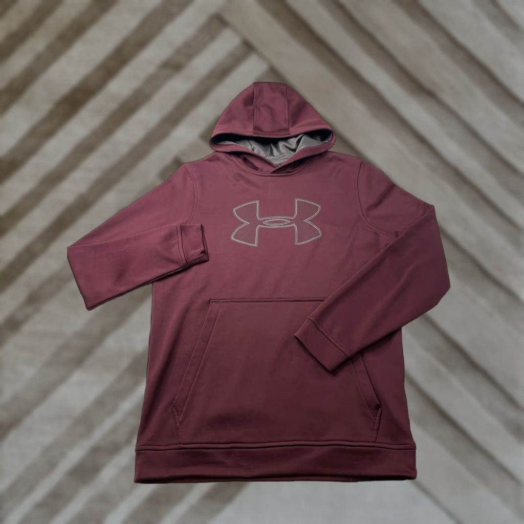 Under Armour Under Armour Hoodie Pullover Men’s Small Maroon Lined Coldgear UA Size US S / EU 44-46 / 1 - 1 Thumbnail