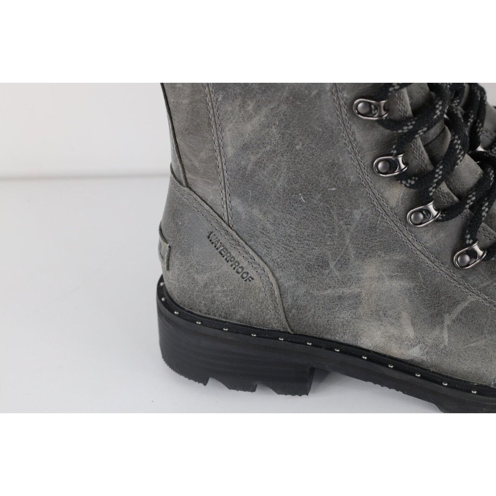 SOREL Sorel Waterproof Leather Lenox Lace Winter Combat Boots Size US 11 / IT 41 - 4 Thumbnail