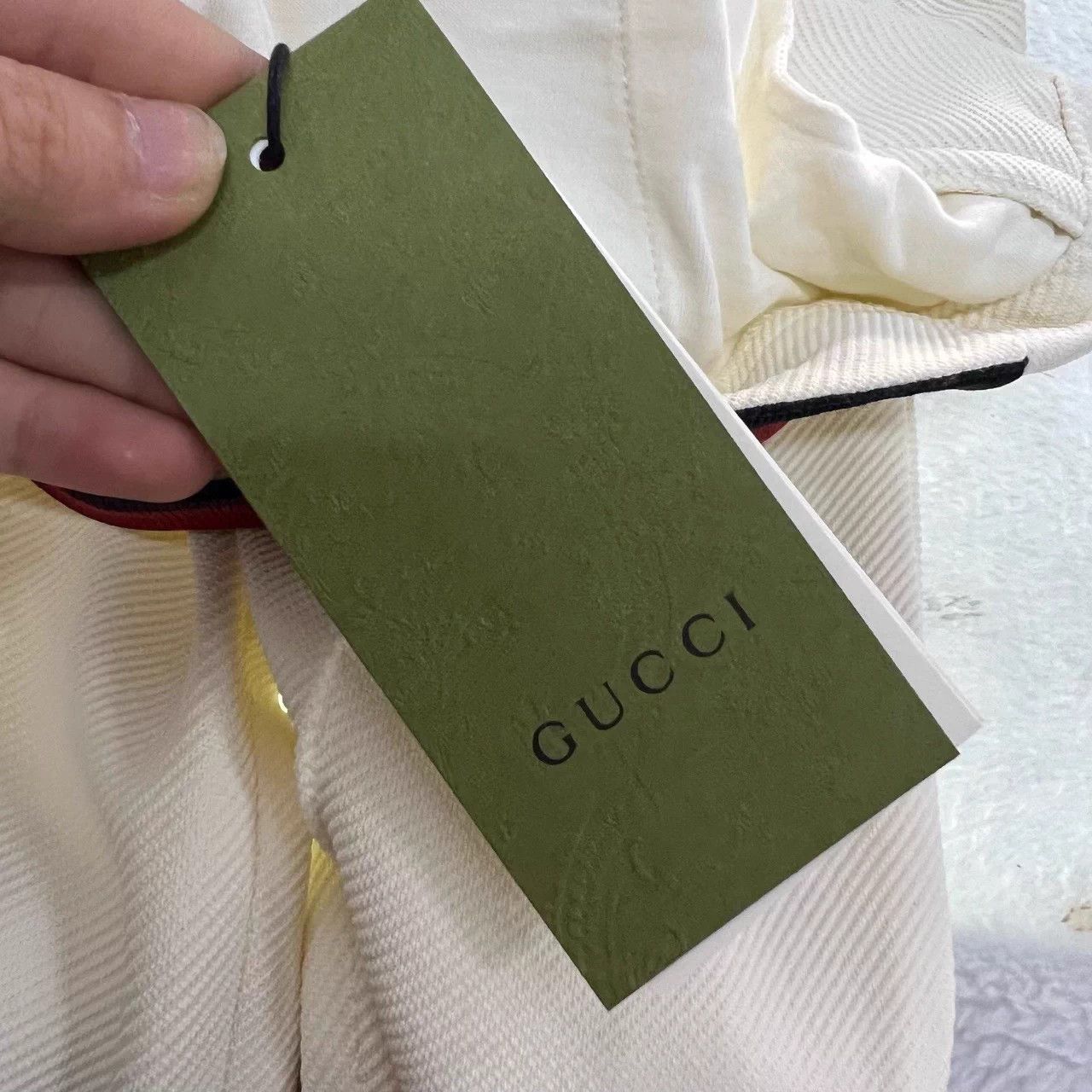 Gucci GUCCI Ivory Pants S New with tags jc605374 Size 26" / US 2 / IT 38 - 5 Thumbnail