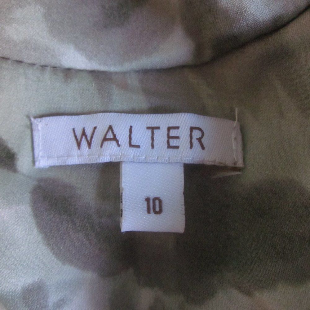 Walter Steiger Walter Silk A-Line Mini Floral Summer Dress 10 Size M / US 6-8 / IT 42-44 - 3 Thumbnail