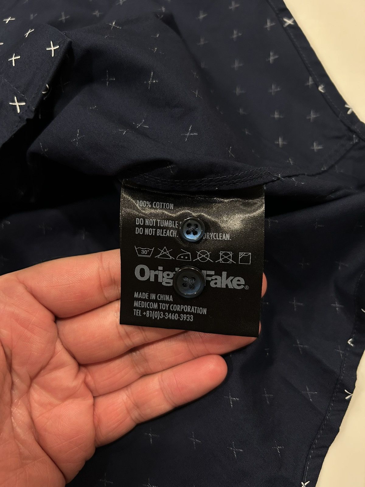 Kaws × Original Fake NEW 2013 Kaws Original Fake X Print Long Sleeve button up Size US S / EU 44-46 / 1 - 6 Thumbnail