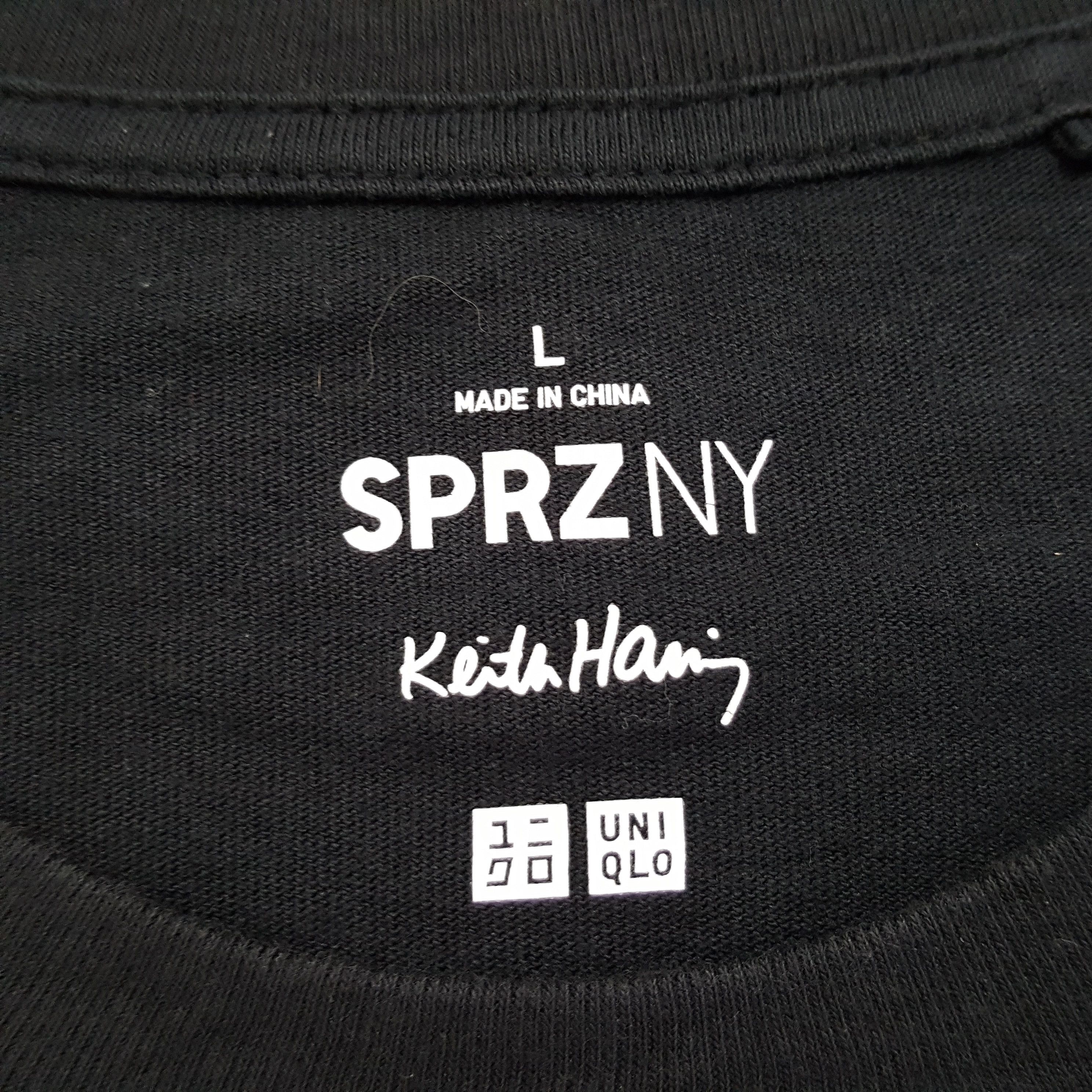 Keith Haring × Vintage Vintage Keith Haring New York Apple Streetwear T-shirts Size US L / EU 52-54 / 3 - 5 Thumbnail