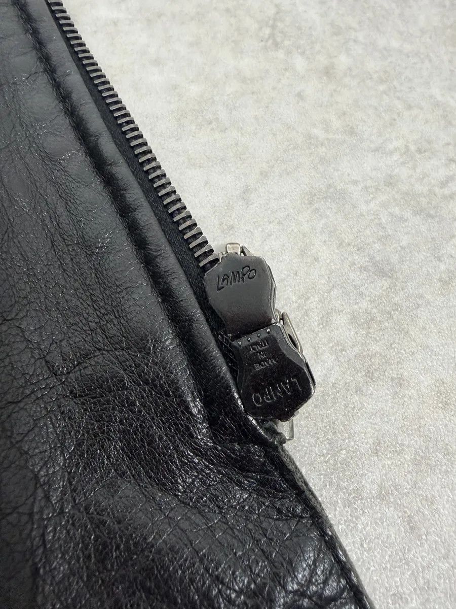 Armani Collezioni 2000s Armani Collezioni Black Leather Jacket Size US M / EU 48-50 / 2 - 10 Thumbnail