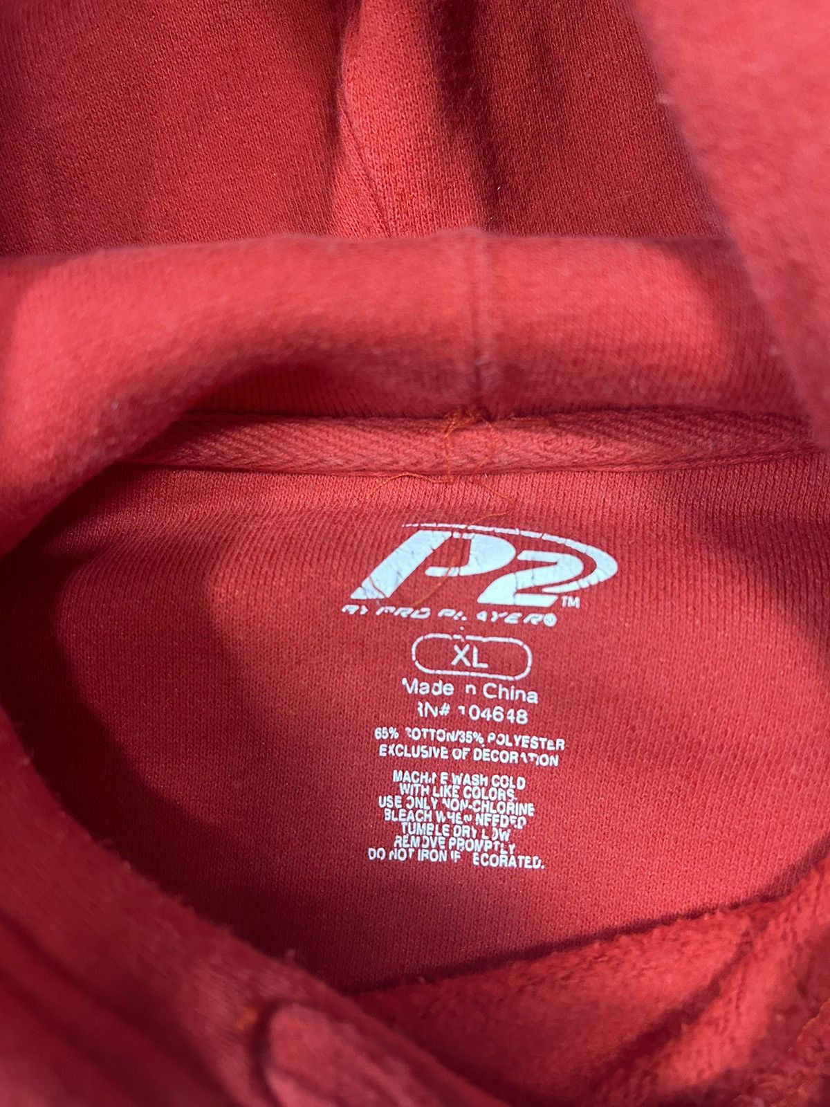 Vintage Crazy Vintage Y2K Essential Red Ohio State University Hoodie Size US XL / EU 56 / 4 - 3 Thumbnail