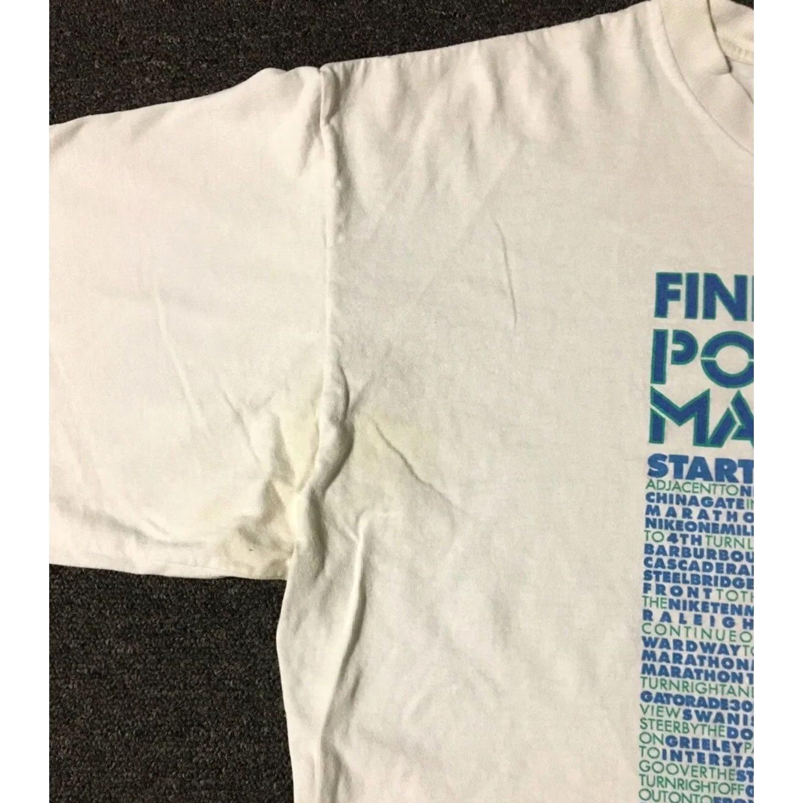 Vintage VINTAGE Nike Portland Finisher Faded Marathon Shirt XL White Nike Running T-Shirt Mens 90s Grunge Track & Field Boxing Sports Retro Size US XL / EU 56 / 4 - 7 Thumbnail