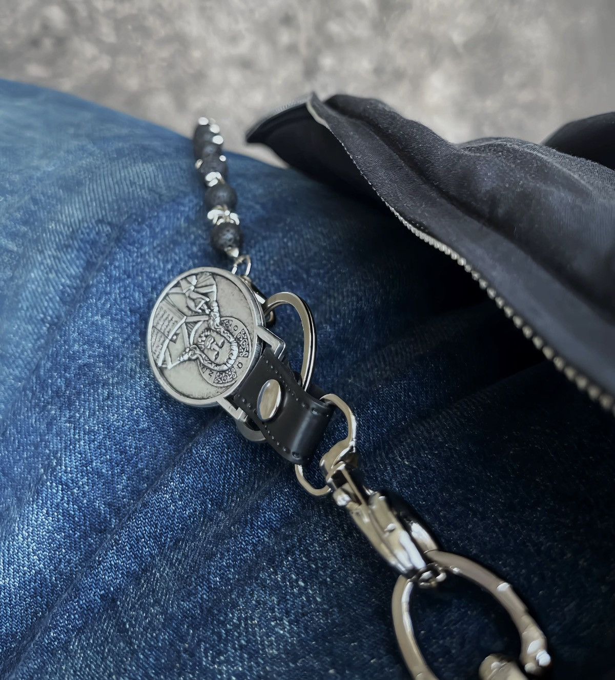 Japanese Brand Avant garde punk cross beads pocket wallet chain Size ONE SIZE - 3 Thumbnail