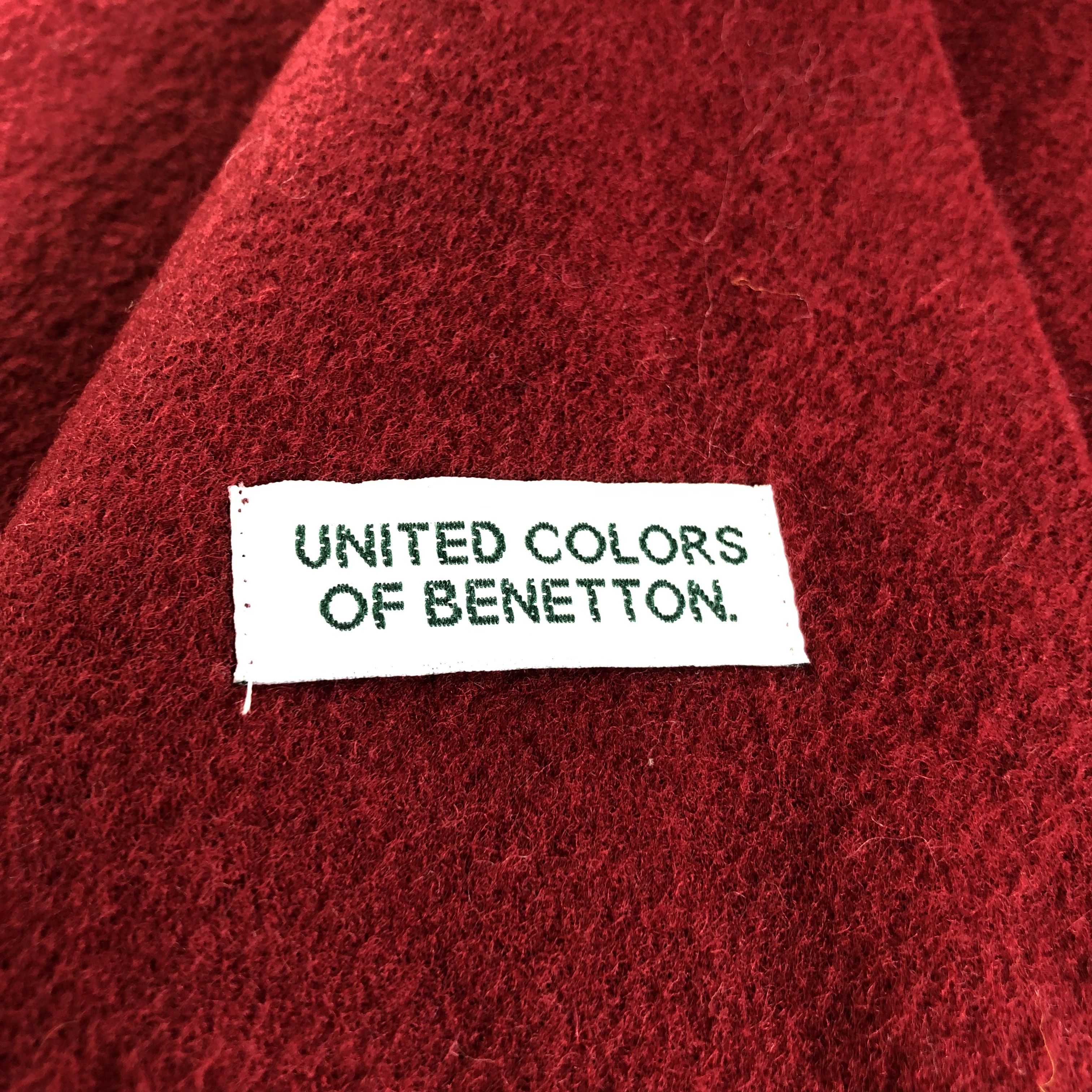 United Colors Of Benetton United Colors Of Benetton Wool Scarf Muffler V1812 Size ONE SIZE - 5 Thumbnail