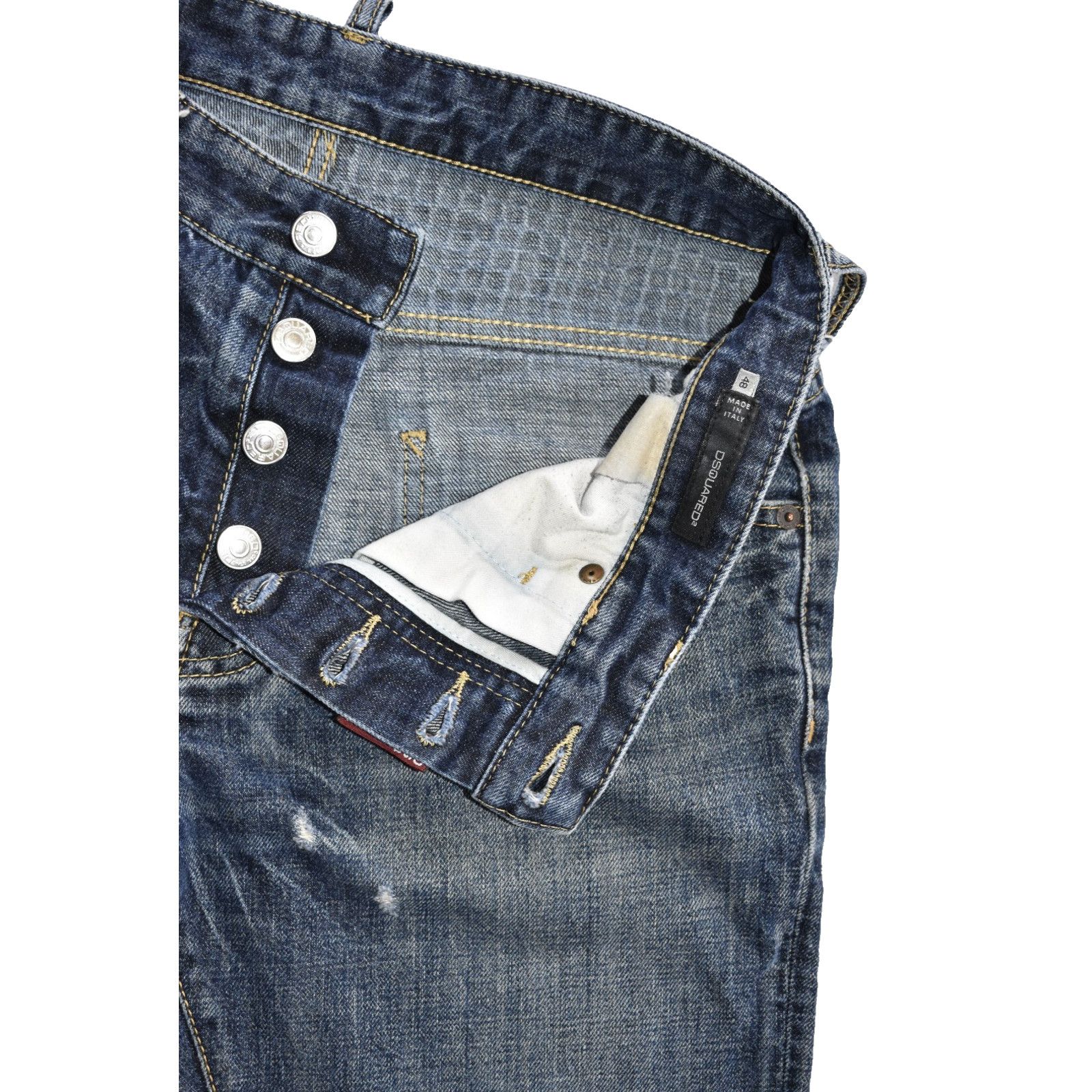 Dsquared2 DSQUARED2 Distressed Studded On The Back Jeans Size IT 48 Size US 32 / EU 48 - 6 Thumbnail