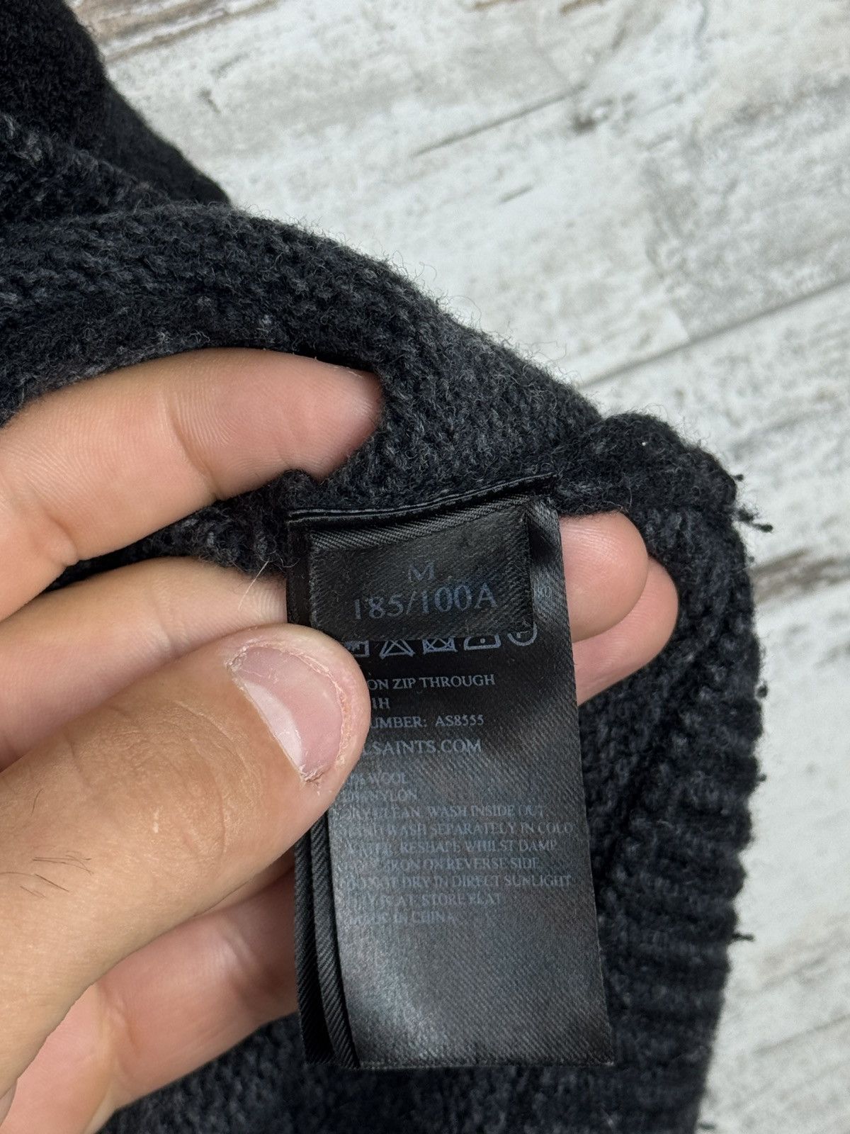 Allsaints Vintage AllSaints TATTON ZIP THROUGH jacket bombers wool Size US M / EU 48-50 / 2 - 11 Thumbnail