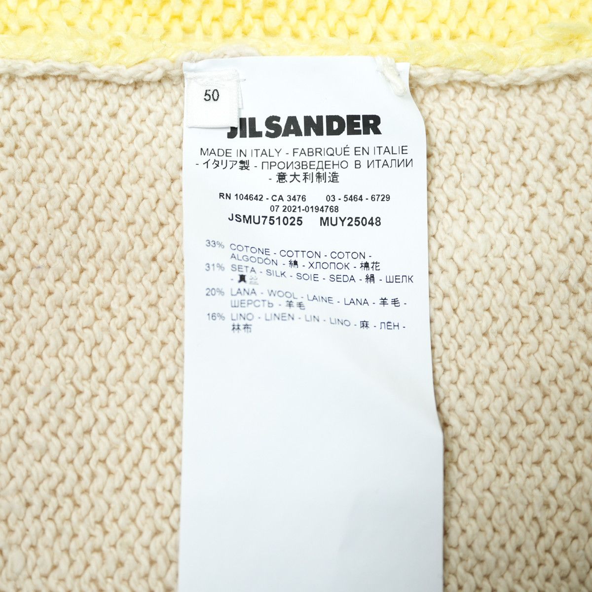 Jil Sander JIL SANDER COLER-BLOCK INTARSIA-KNIT SWEATER IN MARTICOLOR Size US M / EU 48-50 / 2 - 5 Thumbnail
