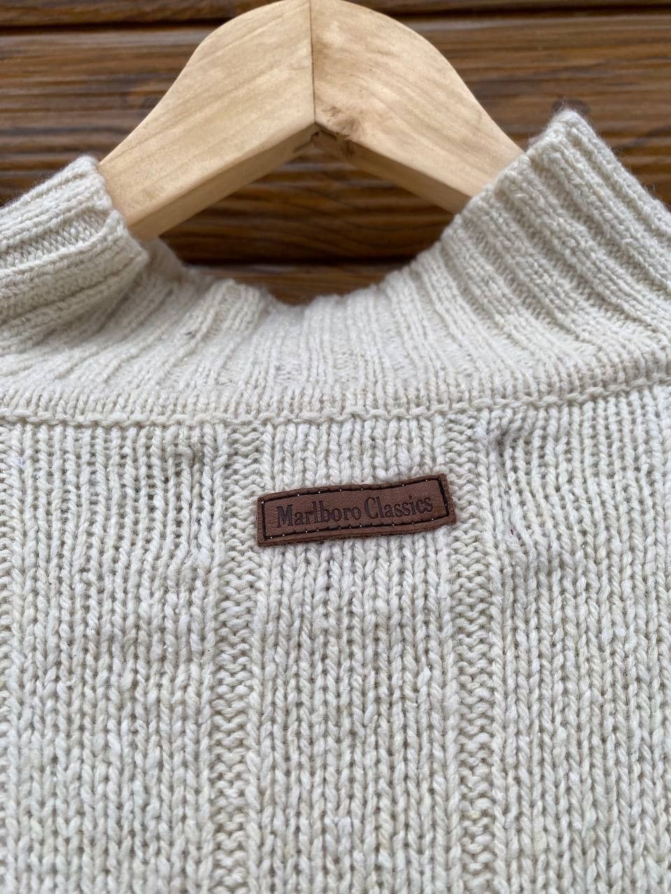 Marlboro Marlboro Classics vintage 90s knit wool sweater Size US L / EU 52-54 / 3 - 3 Thumbnail