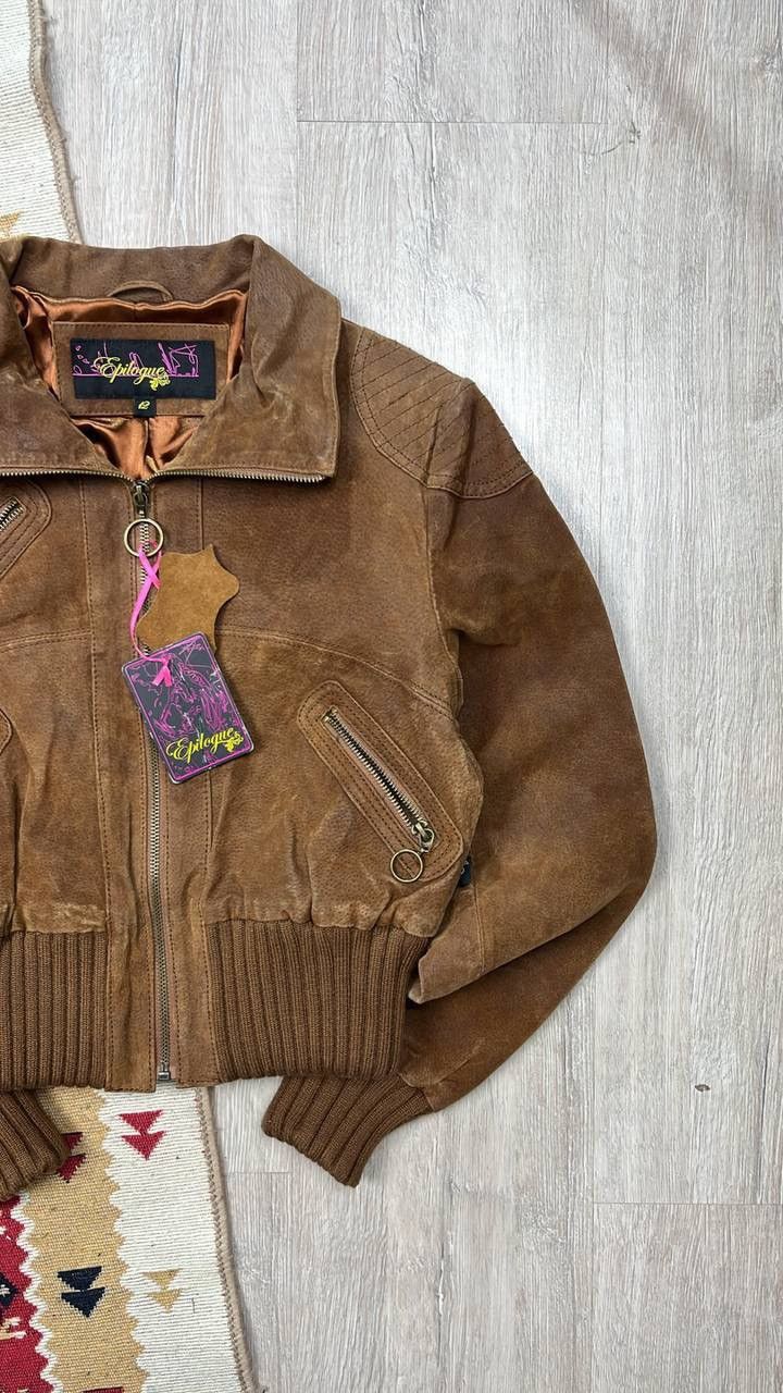 Vintage Vintage Suede Y2K Jacket NEW!!! Size S / US 4 / IT 40 - 2 Thumbnail