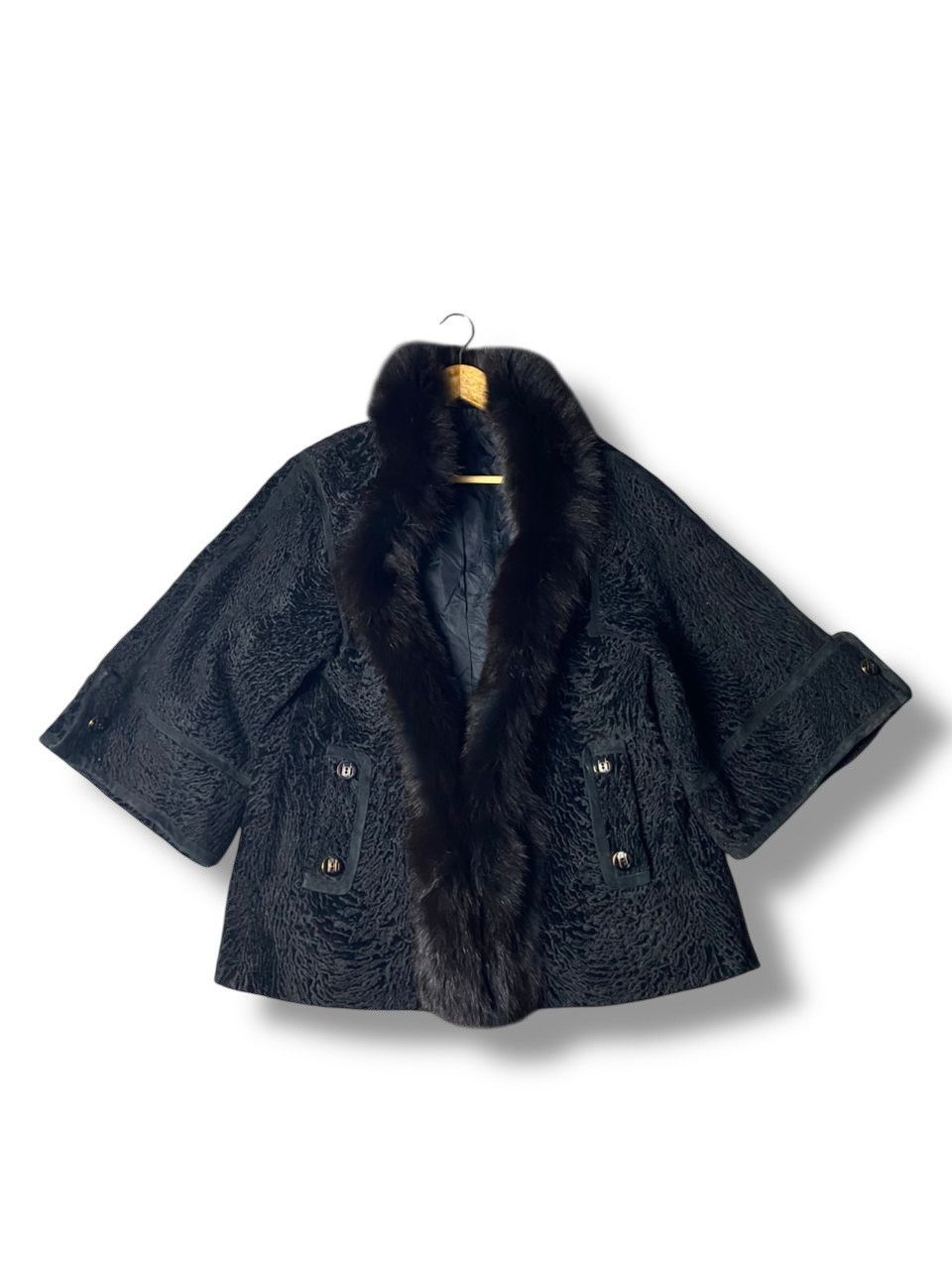 Japanese Brand Unbranded Brand Outerwear Fur Coat (140) Size XS / US 0-2 / IT 36-38 - 1 Thumbnail