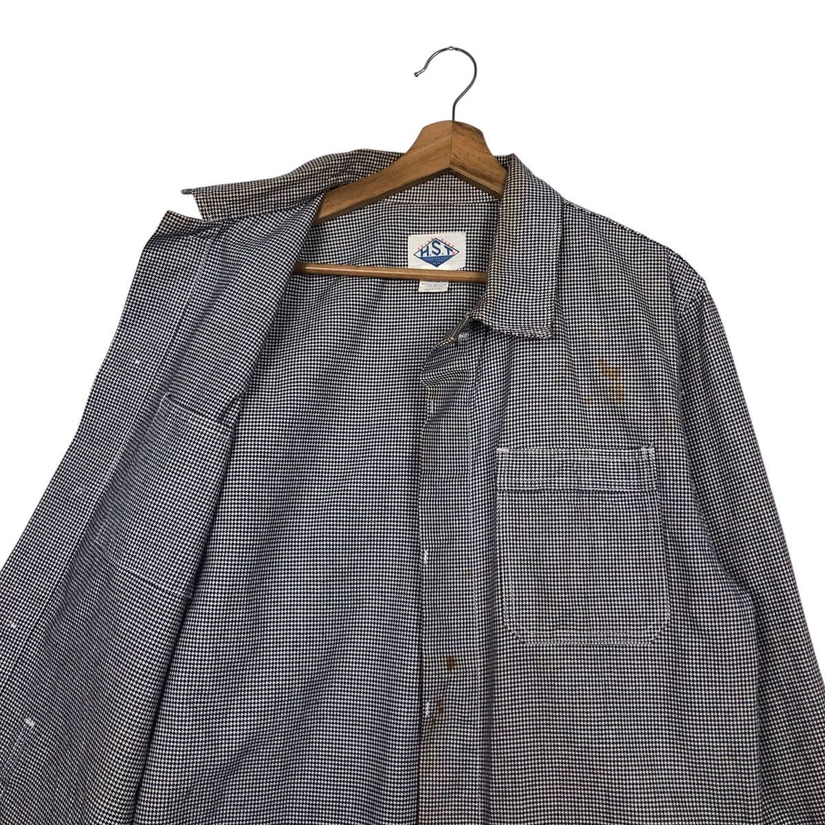 Vintage Vintage H.S.T. Equipment Uniform Houndstooth Coat Size US M / EU 48-50 / 2 - 13 Thumbnail