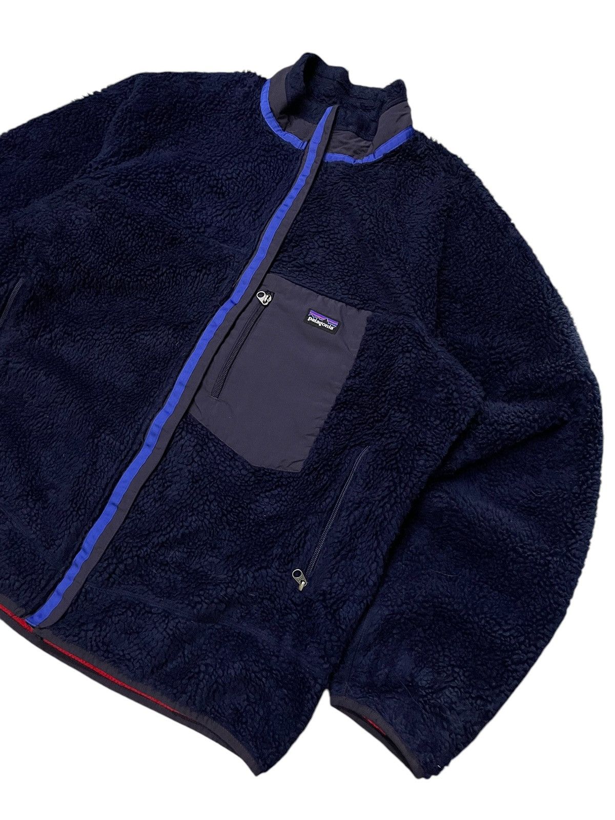 Patagonia × Vintage 2000s Patagonia Deep Pile Fleece Jacket Size US XL / EU 56 / 4 - 3 Thumbnail