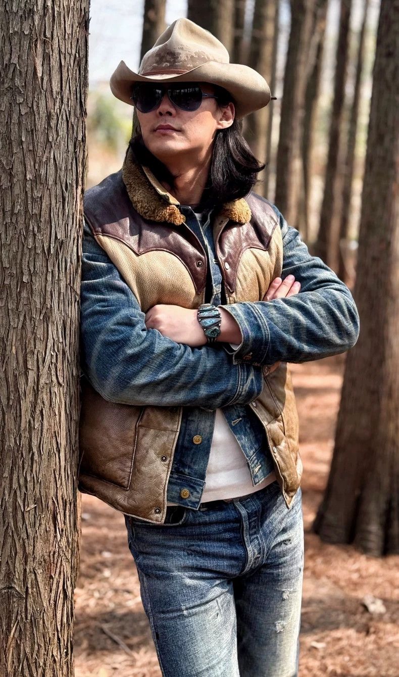 RRL Ralph Lauren RRL Ralph Lauren Vintage vintage deer skin patchwork down Size 44S - 7 Thumbnail