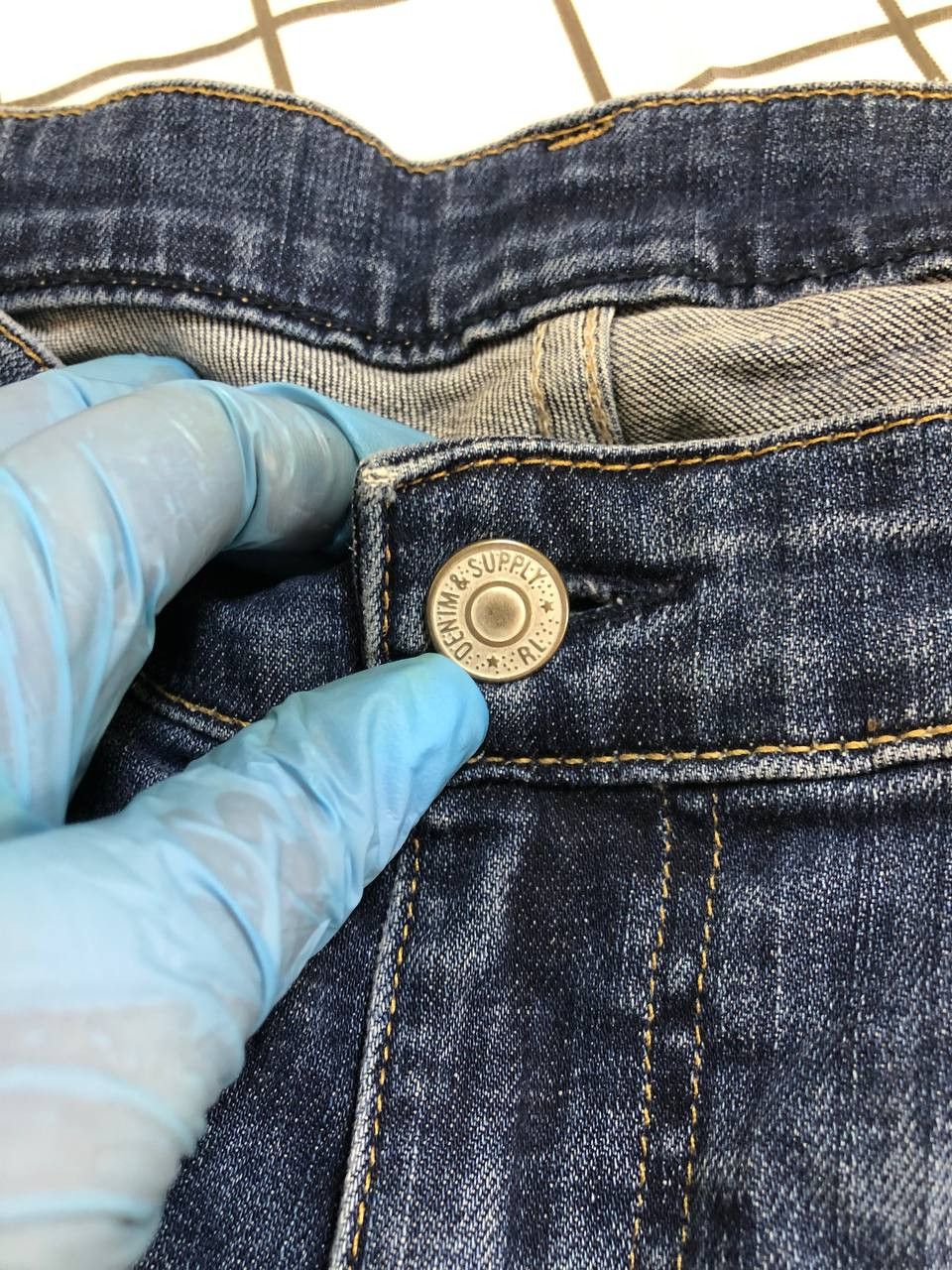 Polo Ralph Lauren Ralph Lauren Denim & Supply women’s blue jeans patched Size 29" - 13 Thumbnail