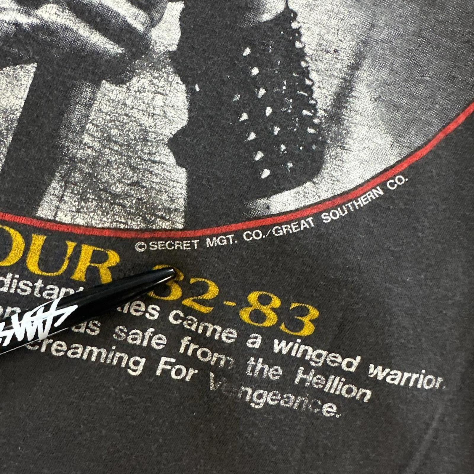 Vintage 1982/83 Judas Priest Screaming for Vengeance Tour Tee Size US S / EU 44-46 / 1 - 5 Thumbnail