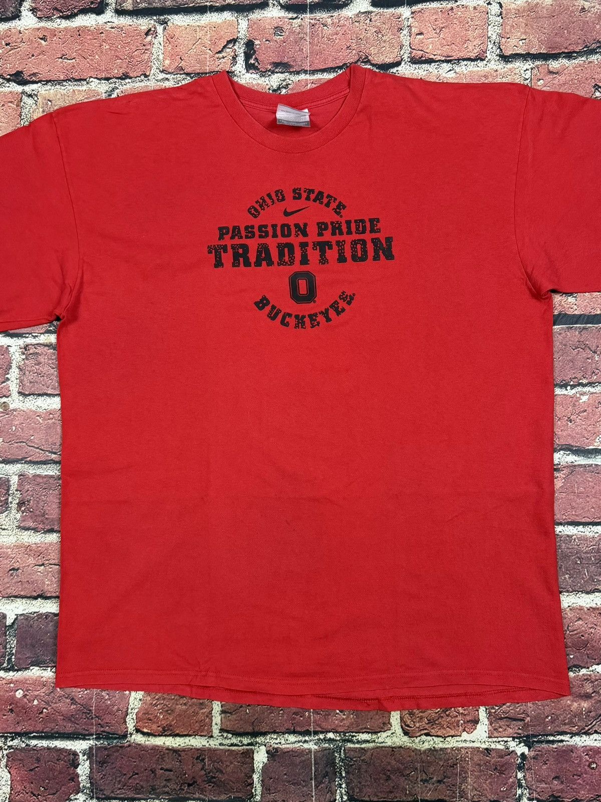 Nike Y2K Nike Center Swoosh Ohio State Buckeyes Double Sided Ter Size US XXL / EU 58 / 5 - 3 Thumbnail