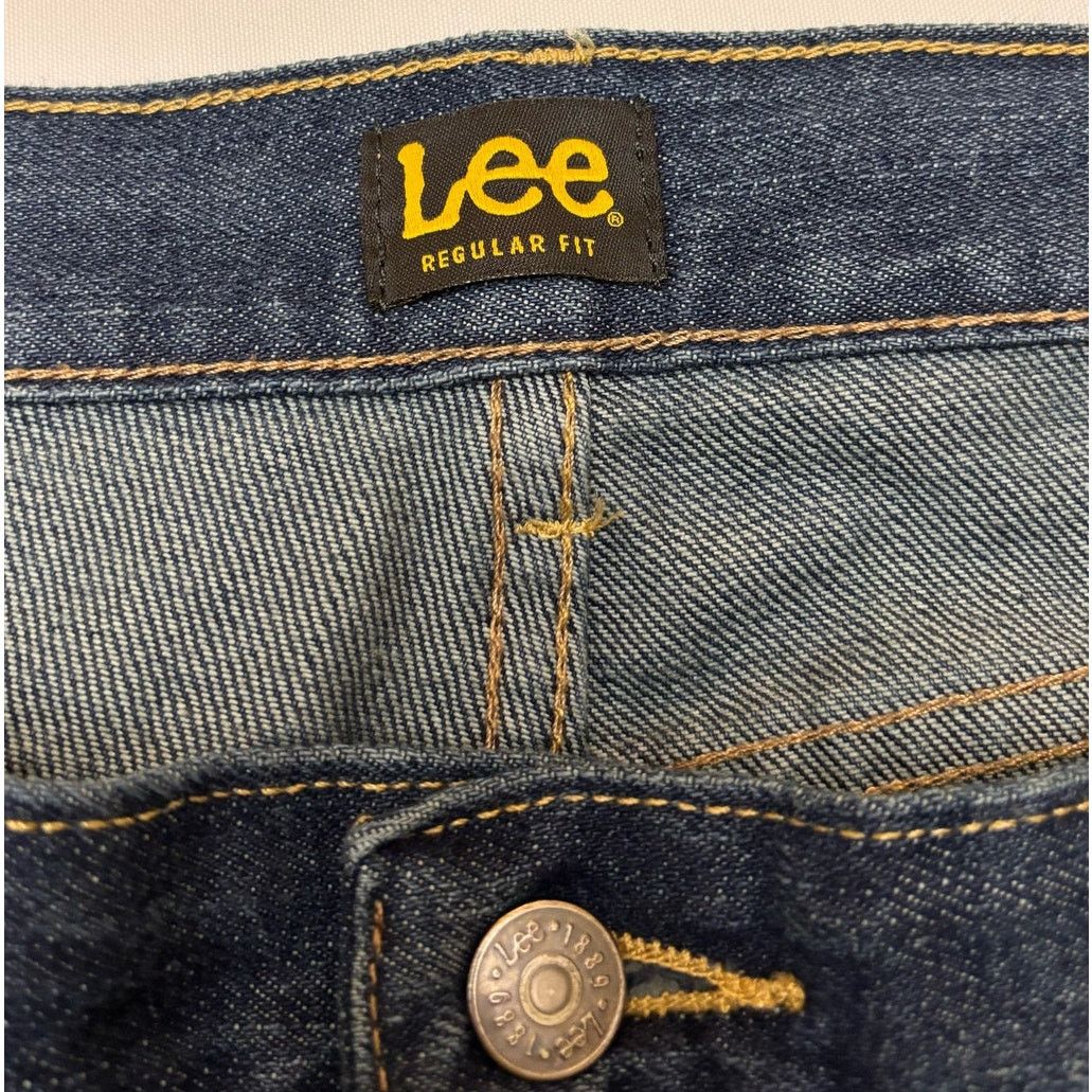 Lee LEE Men’s Regular Fit Straight Leg Premium Jeans | 40W x32L Size US 40 / EU 56 - 6 Thumbnail